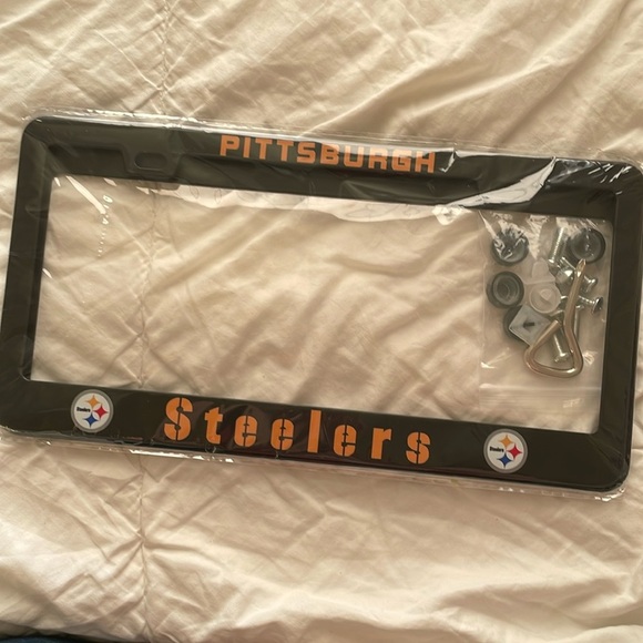 Two Pack of Pittsburg Steelers License Plate Frame - Picture 1 of 4